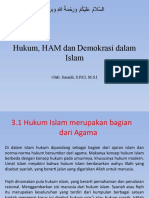 Hukum Islam, Tujuan, Fungsi, Konstribusi,HAM, Dan Demokrasi Dlm Islam