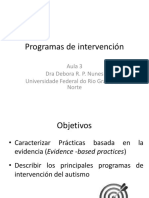 Argentina Aula 3 Programas de Intervencion
