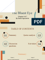 The Bluest Eye Student-Led Discussions Chapter 6 7