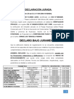 Declaracion Jurada Bloque A