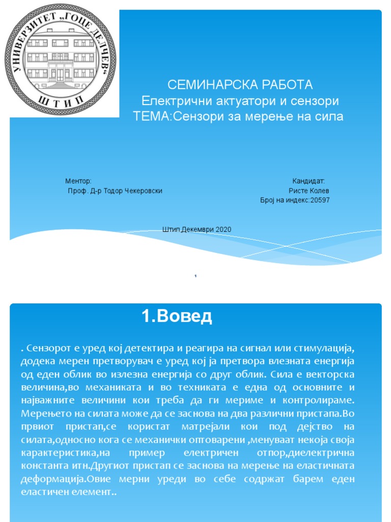 СЕМИНАРСКА РАБОТА | PDF