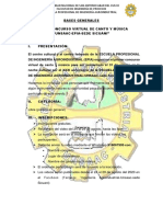 Bases de Concurso de Canto y Musica Epia 2020