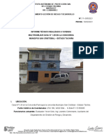 IT 006 Informe Tecnico para Realizar El de Barrio Obrero