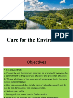 Care For The Environment