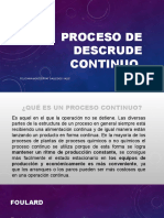 Proceso Continuo Descrude