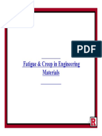 Fatigue & Creep in Engineering Fatigue & Creep in Engineering Materials Materials