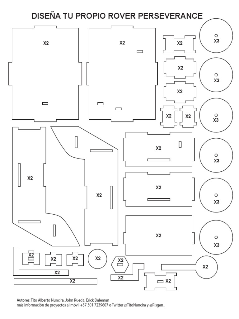 Planos para Construccio N Del Rover Bachillerato 2 | PDF