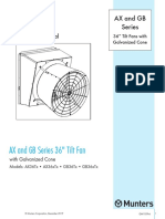 AX and GB Series 36" Tilt Fan