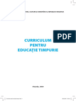 Curriculum Pentru Educatia Timpurie Tipar