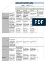 Weekly Grid and Lesson Plan No