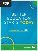 Better Education Starts Today Putting Students First