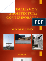 Minimalismo Y Arquitectura Contemporánea