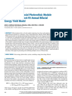 Multi-Variable Bifacial Photovoltaic Module Test Results and Best-Fit Annual Bifacial Energy Yield Model