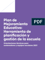 Orientaciones PME 2021