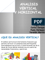 analisis vertical y horizontal