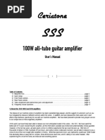 Ceriatone SSS 100w Manual