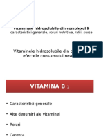 Vitamine hidrosolubile B1-B6