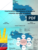Mapa Conceptual Características de La Población en Los Grandes Conjuntos Regionales Venezolanos