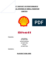 Project Report On Performance Appraisal System of Shell Pakistan Limited
