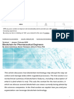 Blockchain For Pharmaceutical Engineers - Pharmaceutical Engineering