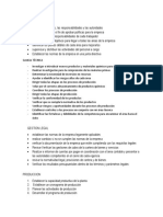 ACTIVIDADES Mapa de Procesos