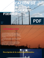 Fabricación de Postes Cac, Madera y Fierro