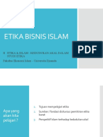 Etika Bisnis Islam dan Kedudukan Akal