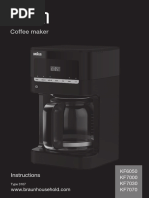 Braun BrewSense Coffee Maker KF6050 Manual