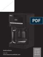 Braun BrewSense Coffee Maker KF6050 Manual
