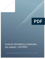 Plan Desarrollo Barrio El Socorro