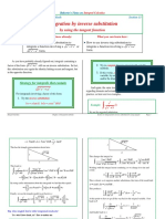 Integration by Inverse Substitution: by Using The Tangent Function