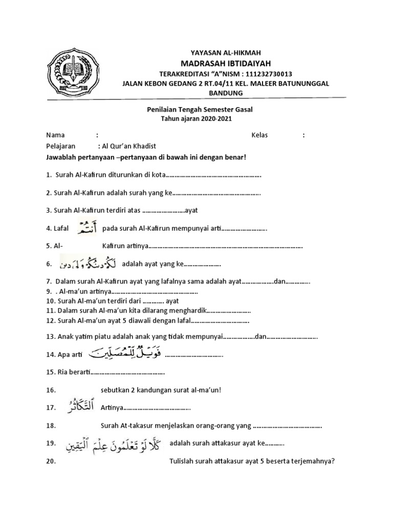 Download 82+ Contoh Surat Al Kafirun Diawali Dengan Lafal Gratis