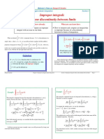 Improper Integrals With One Discontinuity Between Limits: Integral Calculus