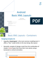 Android Basic XML Layouts: Victor Matos