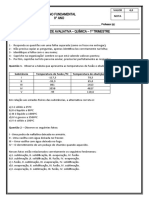 Atividade Avaliativa Química 1 Tri