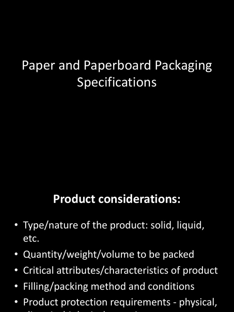 Properties of Paper and Paperboard | PDF | Paperboard | Paper
