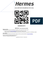 Your Hermes Returns QR Code For Mandm Direct LTD Is Ready.: Important - How To Return Your Parcel