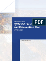 2021 Syracuse Police Reform and Reinvention Plan