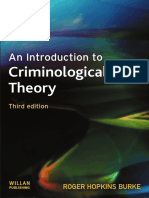 Criminología an Introduction to Criminological Theory