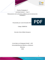 Planteamiento de la situación problema