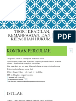 HPUU 3 2021 Teori Keadilan, Kemanfaatan, Dan Kepastian Hukum