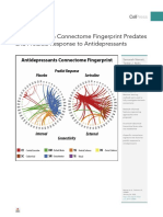 A Unique Brain Connectome Fingerprint Predates and Predicts Response To Antidepressants