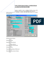 Direcciones Ip Utilizadas para Configurar La Aplicacion Bcicorp