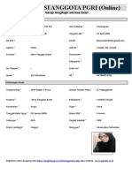 Form Registrasi Anggota Pgri Ida Mariani, SST - Par