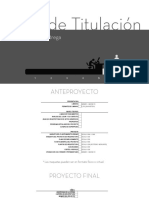 Taller de Titulación - Condiciones de Entrega