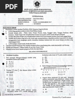 UAS (PAS) Matematika Kelas 7