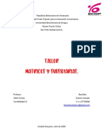 Taller Sobre Matrices y Subsidiarias