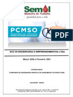 Pcmso Aco 50 Engenharia e Empreendimentos Ltda