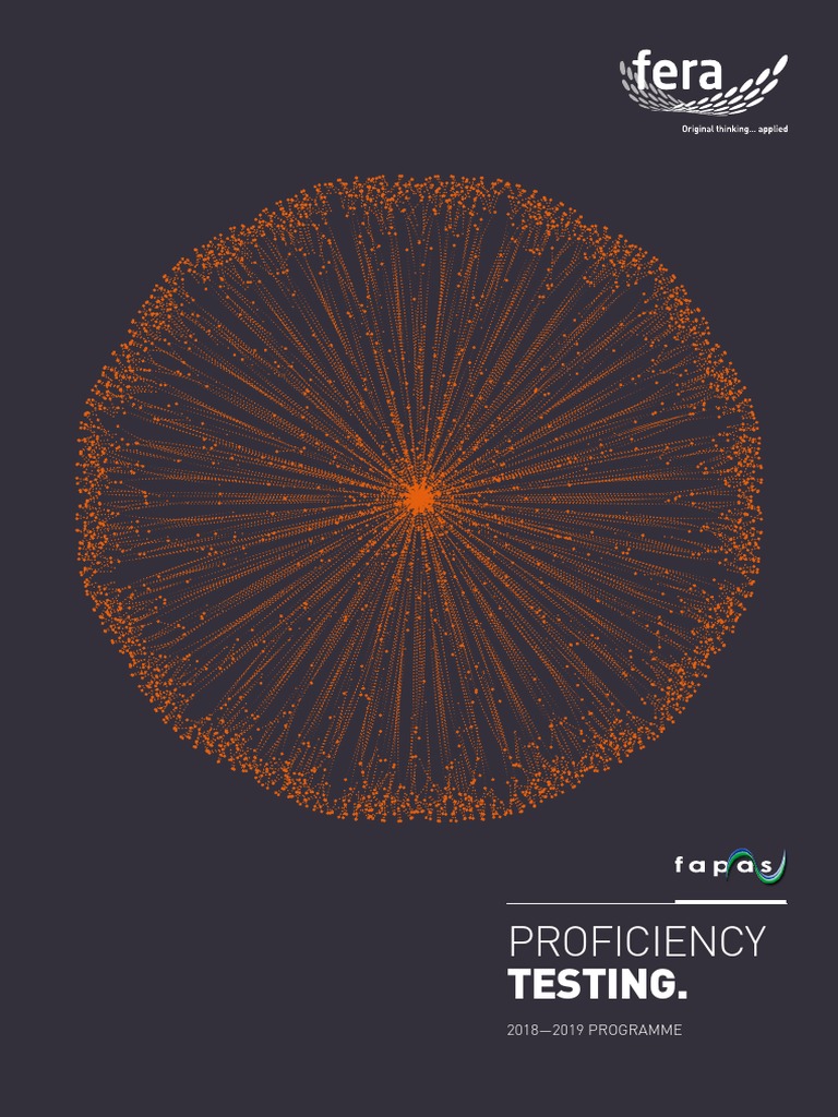 Fapas Proficency Testing 2018 Brochure FINAL Reduced | PDF ...