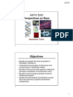 ANTH 3200 Mendelian Traits